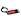 Fogelsta Breddmarkeringslykta Röd/vit 78 × 43 mm med hållare, 0,5m kabel