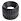 Fogelsta Sidorulle Svart, B:80mm, D:105mm, hål 21mm
