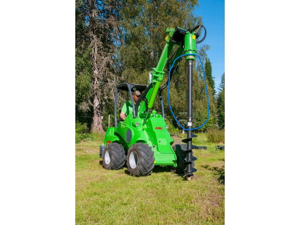 Förlängning 1000 mm för borr