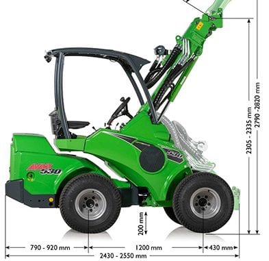 Hyra Avant 500 Kompaktlastare