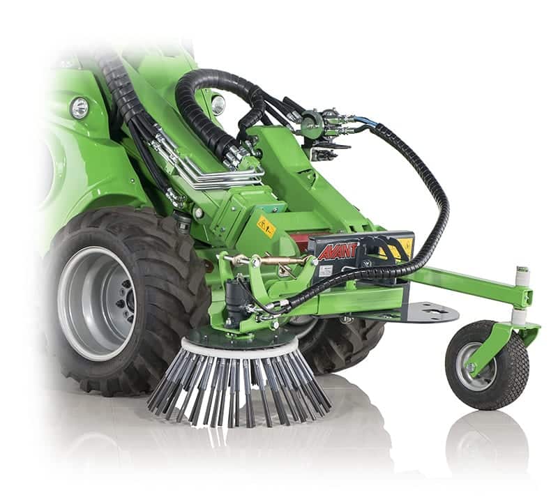 Ogräsborste inkl. stödhjul