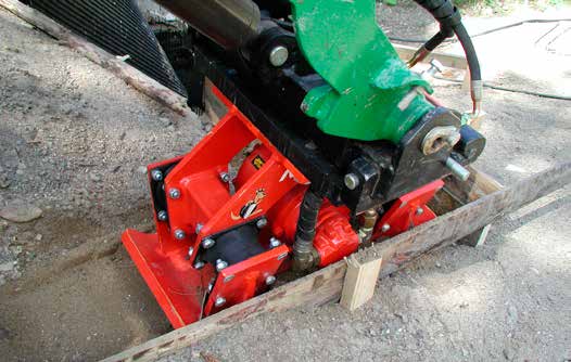 Vibroplatta Centrifugalkraft: 900kg