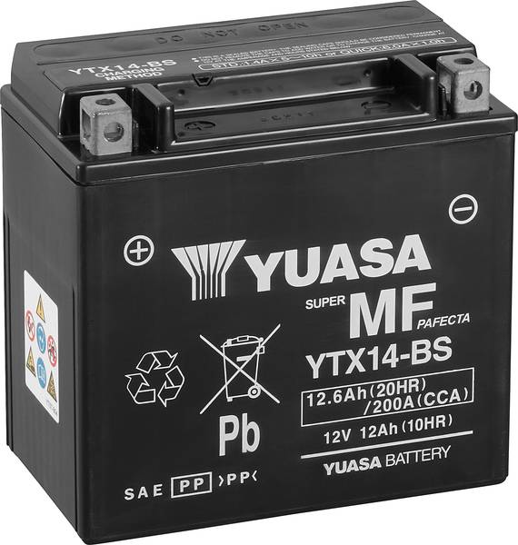 Batteri Yuasa YTX14-BS Kawasaki 650/750
